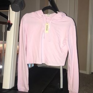 crop hoodie